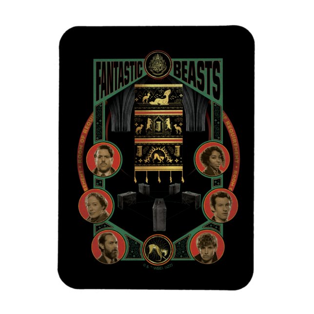 Fantastic Beasts Room of Requirement Graphic Magnet (Vertical)