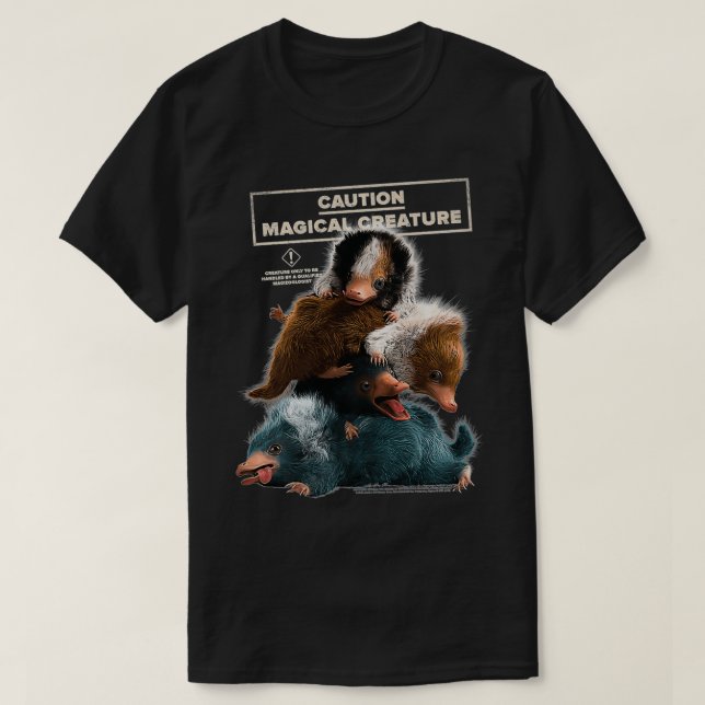 Fantastic Beasts The Crimes of Grindelwald Cuddle  T-Shirt (Design Front)