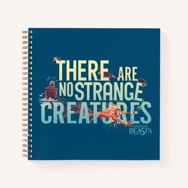 Fantastic Beasts - There Are No Strange Creatures Notebook (Front)