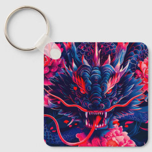 Fantastic Blossom Fury Dragon Key Ring