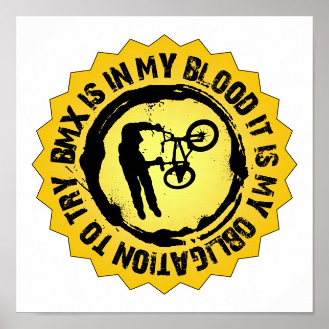 Fantastic BMX Seal Poster (Front)