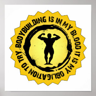 Fantastic Bodybuilding Seal Poster