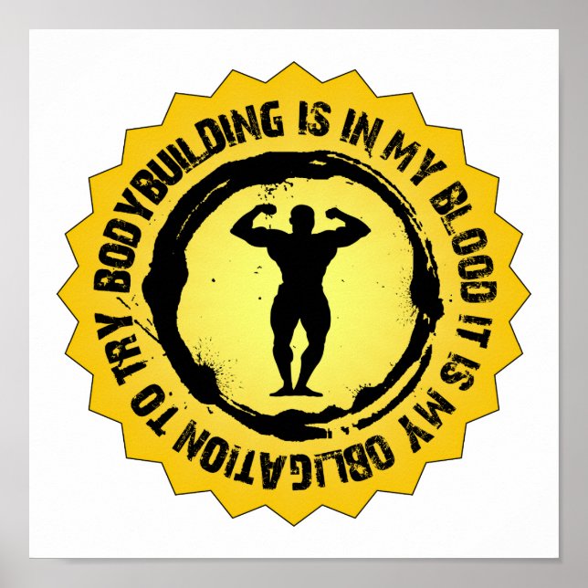 Fantastic Bodybuilding Seal Poster (Front)