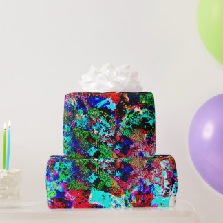 Fantastic bright abstract Wrapping Paper,Gaudy Paper