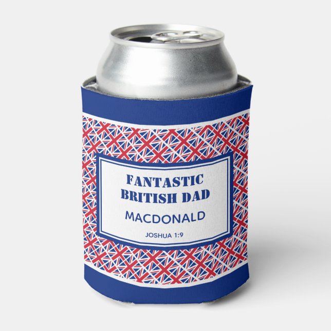 FANTASTIC BRITISH DAD CAN COOLER (Can Front)