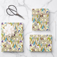 Fantastic Colours Dream Catchers Pattern