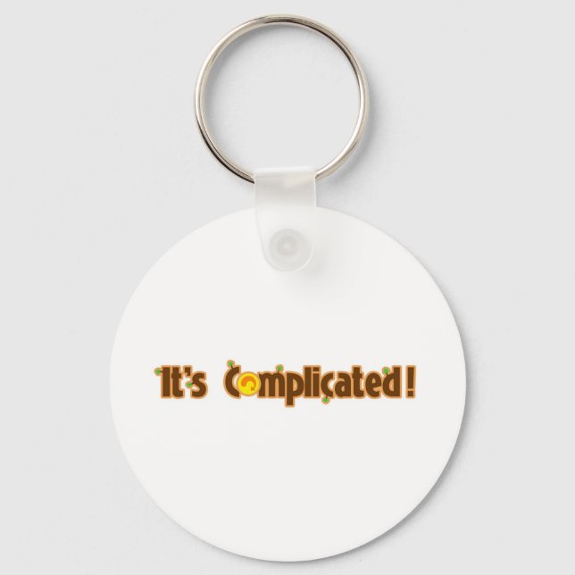 Fantastic Contraption: It's Complicated Key Ring (Front)