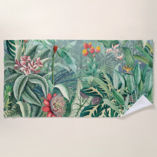 Fantastic Fabulous Tropics Rainforest Beach Towel