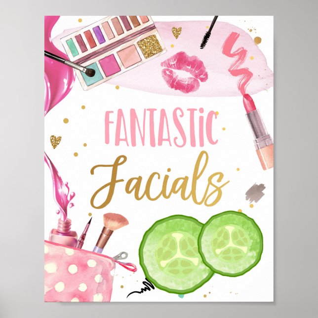 Fantastic Facials Spa Party Makeup Glamour Girl Poster (Front)