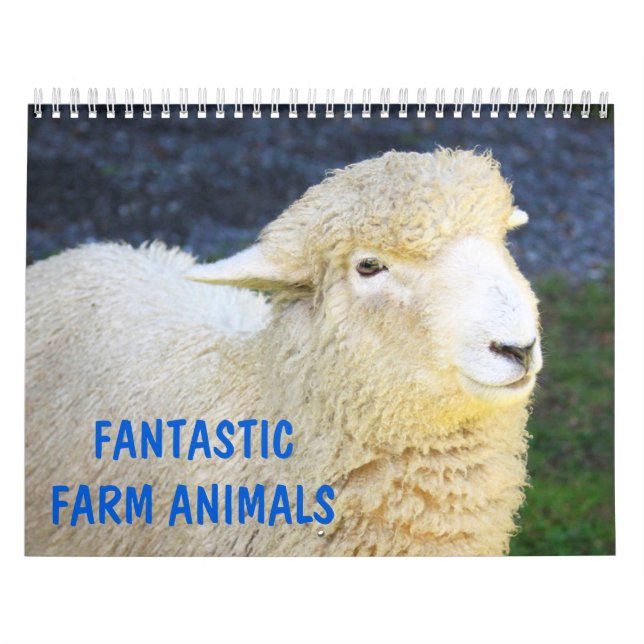 Fantastic Farm Animals Calendar (Cover)