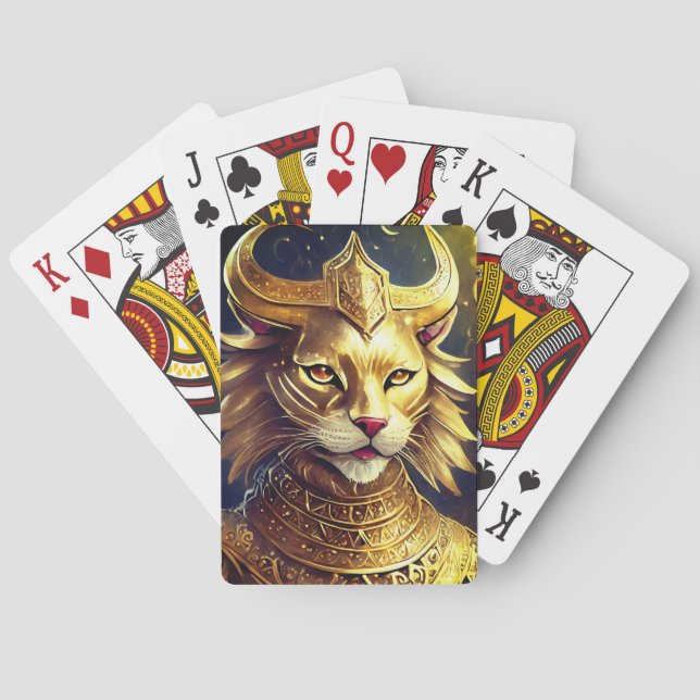 Fantastic Feline Classic Playing Cards (Back)