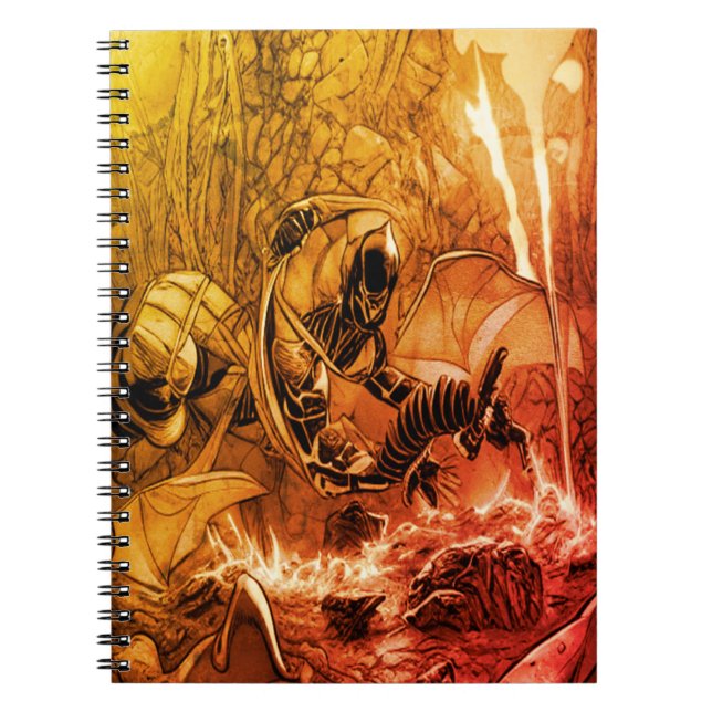 Fantastic figure in comic style notebook (Front)
