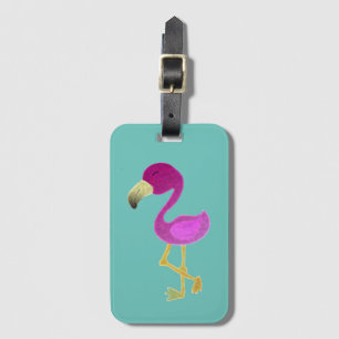 Fantastic Flamingo Luggage Tag