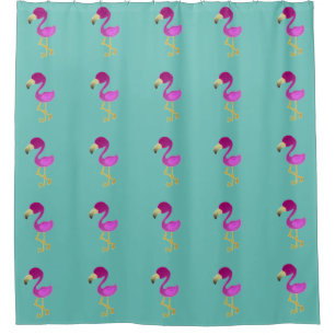 Fantastic Flamingo Shower Curtain