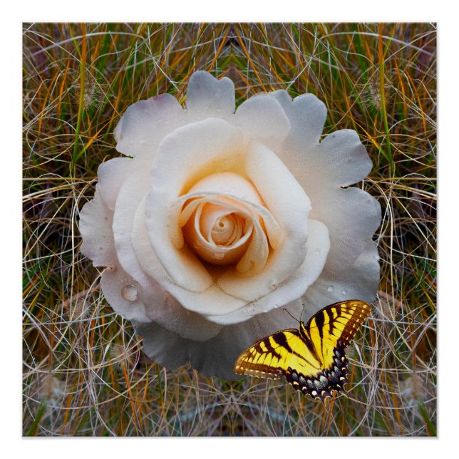 Fantastic flora Glossy Poster (Front)
