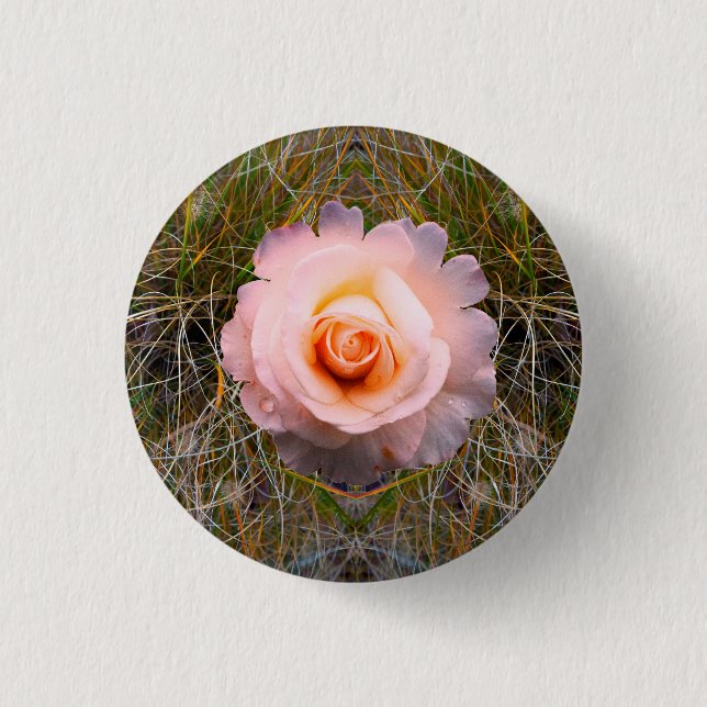 Fantastic flora Glossy Poster 3 Cm Round Badge (Front)