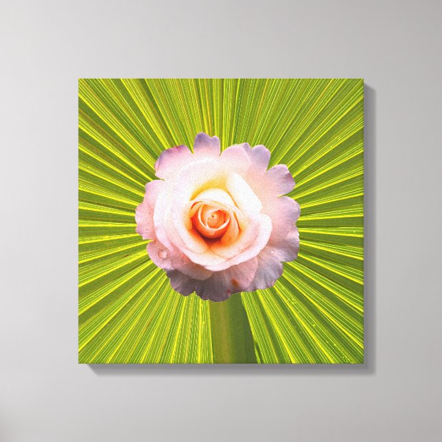 Fantastic flora Glossy Poster Canvas Print (Front)