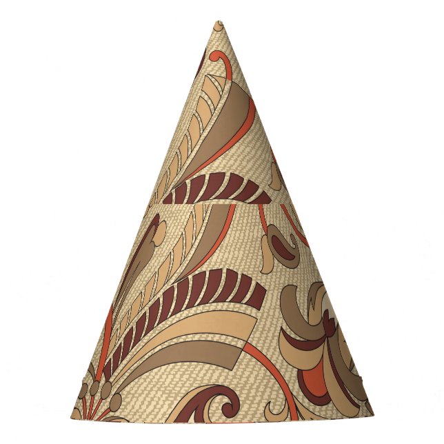 Fantastic Floral: Dreamy Seamless Pattern. Party Hat (Front)