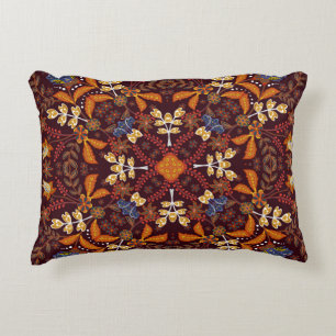 Fantastic Flower: Vintage Ornamental Design Decorative Cushion
