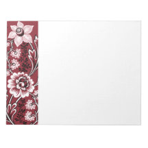 Fantastic Flowers (Maroon) Fine Art