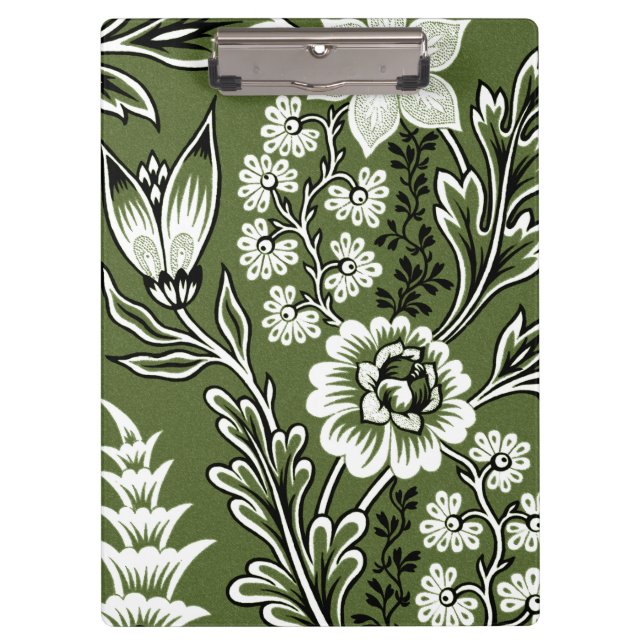 Fantastic Flowers (Olive) Fine Art Clipboard (Front)