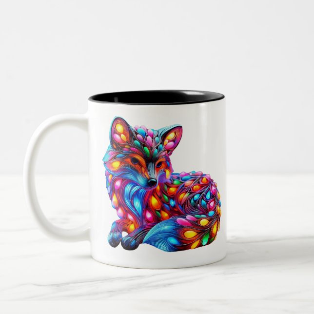 Fantastic Fox Two-Tone Coffee Mug (Left)