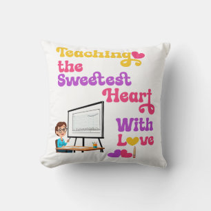 Fantastic gift for teachers on Valentine's Day Cushion