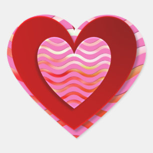 Fantastic image for love heart sticker