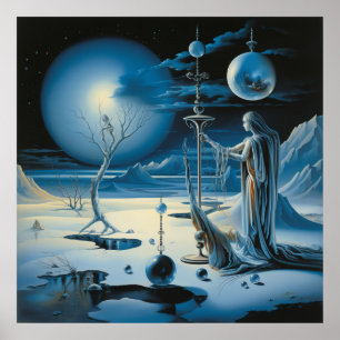 Fantastic landscapes poster