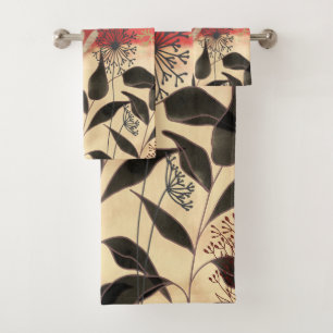 Fantastic lanscape bath towel set