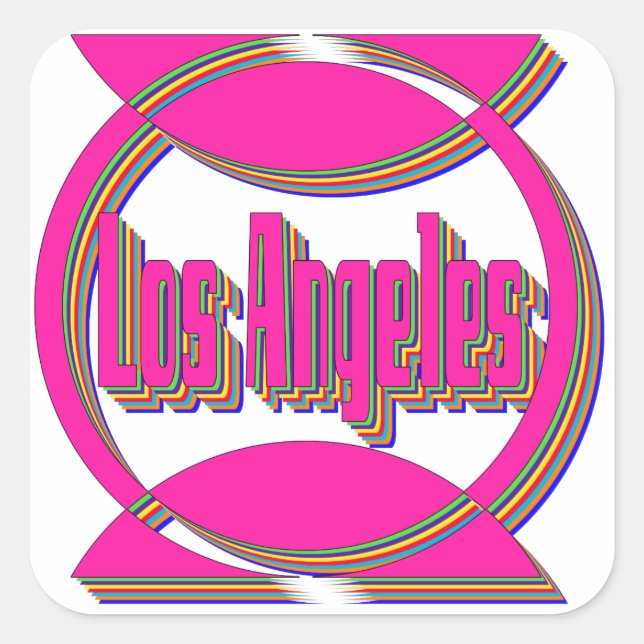 Fantastic Los Angeles 3 Sticker (Front)