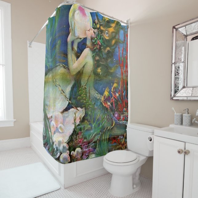 fantastic mermaid shower curtain (In Situ)
