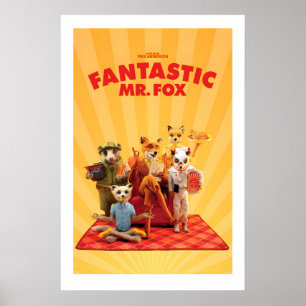 Fantastic Mr Fox Movie Poster A3 A4 Matte Fine Art