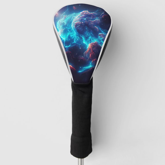 Fantastic Nebula Abstract Space 11 Golf Head Cover (Front)