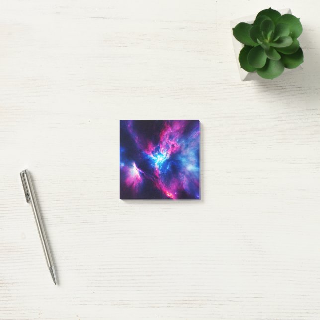 Fantastic Nebula Abstract Space 7 Post-it Notes (Office)