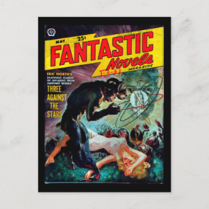 Fantastic Novels - 1950.53_Pulp Art Postcard