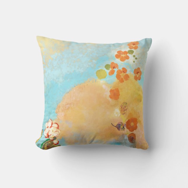 Fantastic Orange Poppies from California fields Cushion (Front)