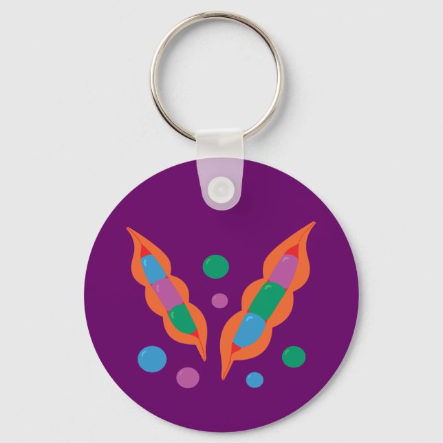 Fantastic Peapods Key Ring (Front)