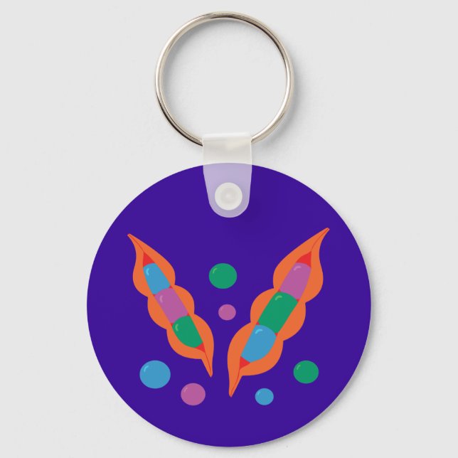 Fantastic Peapods Key Ring (Front)