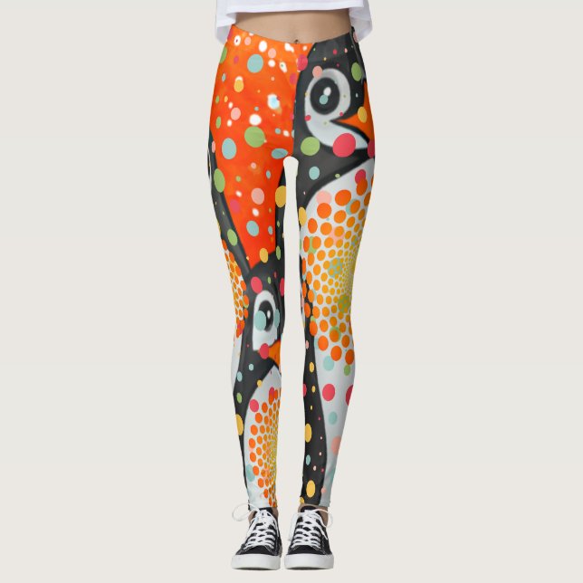 Fantastic Penguins Leggings (Front)
