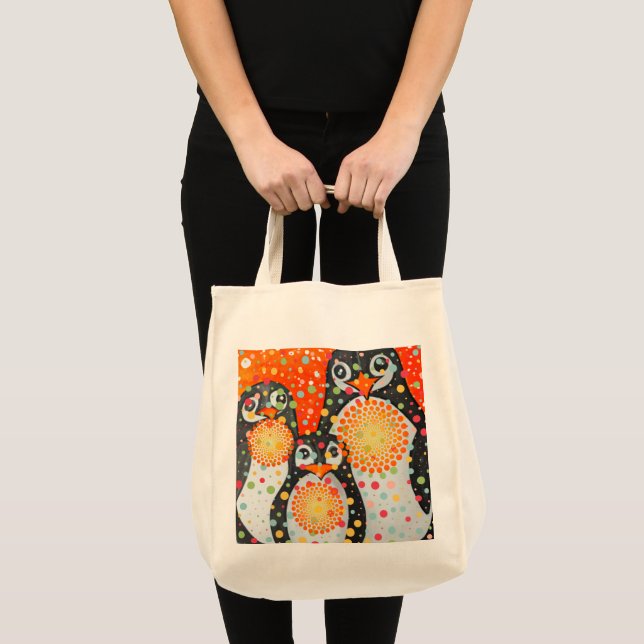 Fantastic Penguins Tote Bag (Front (Product))