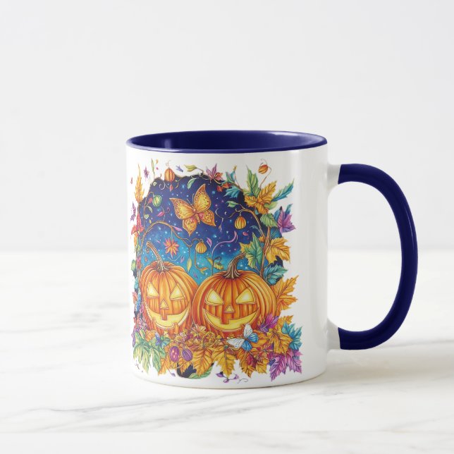 Fantastic Pumpkin Night Mug (Right)
