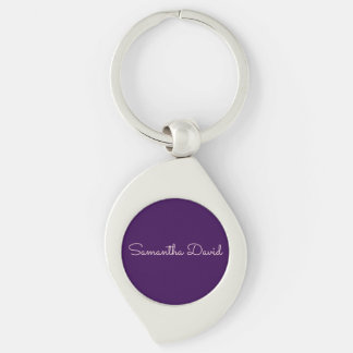Fantastic purple key ring