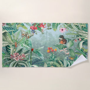 Fantastic Rainforest Paradise Beach Towel