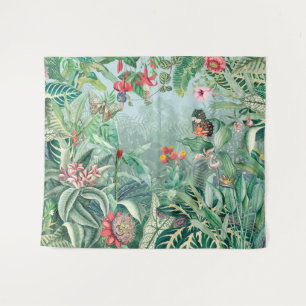 Fantastic Rainforest Paradise Tapestry