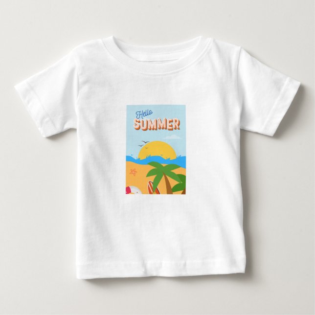 fantastic summer image baby T-Shirt (Front)