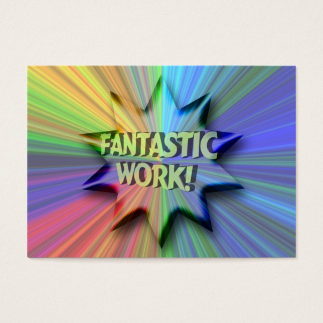 Fantastic Work ACEO Trading Card (Front)