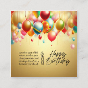 Fantastic Year Ahead Loyalty Card
