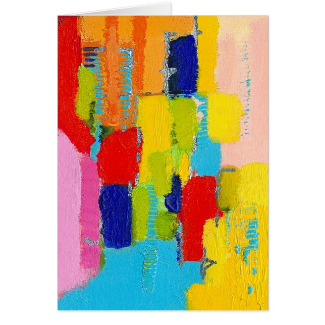 Fantastical Abstract Painting by Kris Taylor (Front)