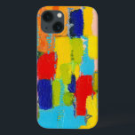 Fantastical Abstract Painting by Kris Taylor iPhone 13 Case<br><div class="desc">Kris Taylor used heavy brush strokes to create this fantastical abstract painting. The colors feel as if they are ready to leap off the print and right onto your wall. Order your copy today!</div>